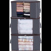 Large Capacity Clothing Storage Bag Set of 3, 90L, Gray - Estalios