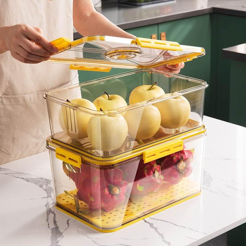 Large Capacity Refrigerator Storage Box for Food Preservation - Estalios