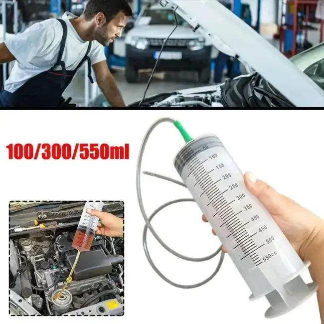 Large Capacity Syringe 550ml with Tubing for Easy Oil Pumping - Estalios