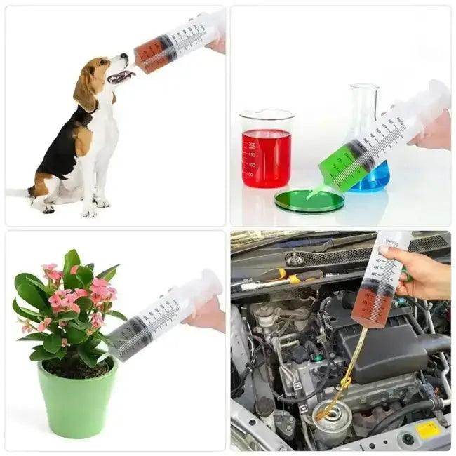 Large Capacity Syringe 550ml with Tubing for Easy Oil Pumping - Estalios