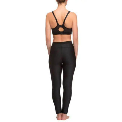 Empower Your Workout: Sleek Black Sports Bra and Leggings - Estalios