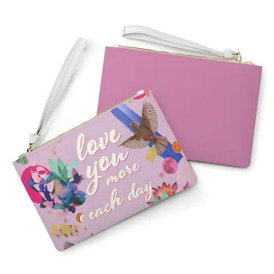 Vibrant Lavender Clutch with Chic Floral Design for Style - Estalios