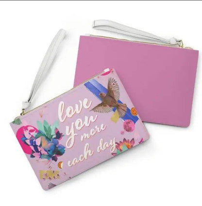 Vibrant Lavender Clutch with Chic Floral Design for Style - Estalios
