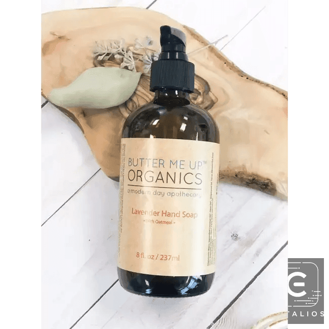 Lavender Hand Soap in Amber Bottle for Soothing Care - Estalios