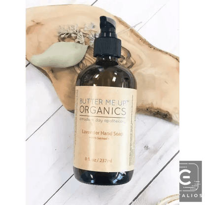 Lavender Hand Soap in Amber Bottle for Soothing Care - Estalios