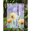 Vibrant Lavender in Watercolor Garden Flag for Outdoors - Estalios