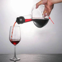 Lead-free Crystal Wine Decanter with Built-in Aerator - Estalios