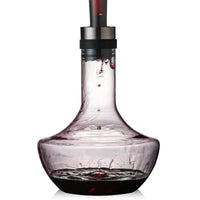 Lead-free Crystal Wine Decanter with Built-in Aerator - Estalios