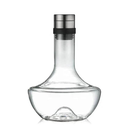 Lead-free Crystal Wine Decanter with Built-in Aerator - Estalios