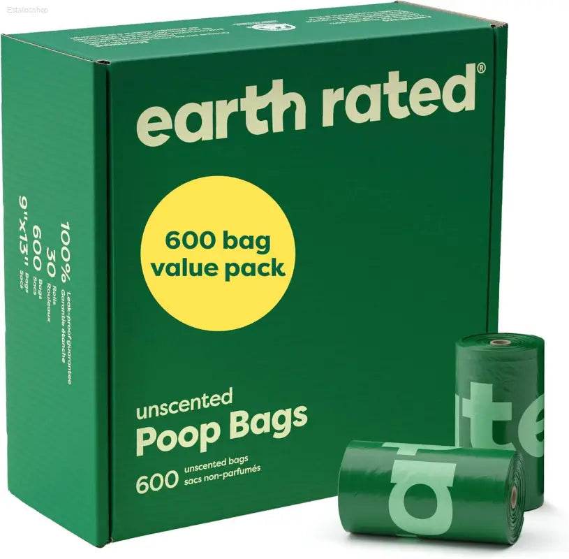 Box of unscented dog poop bags.
