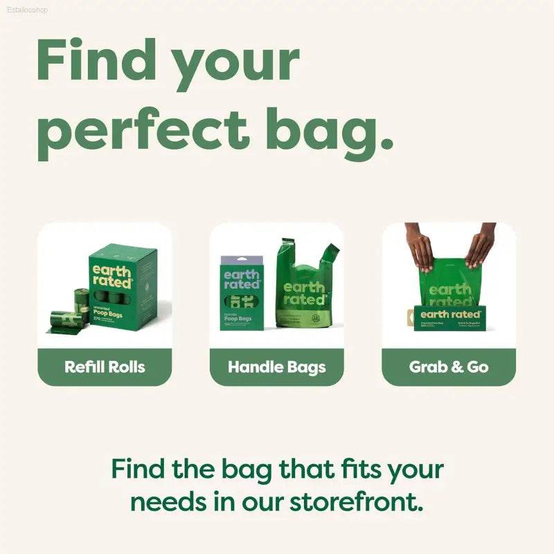 Earth Rated dog waste bags.
