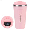 Leak-Proof Travel Thermo Mug - 510ML Temperature Display for Tea, Coffee & Hot Water