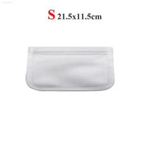 Leakproof Reusable Silicone-Free Food Storage Bags - Fresh Keeping Ziplock Bags for Fruits and More - Estalios