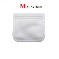 Leakproof Reusable Silicone-Free Food Storage Bags - Fresh Keeping Ziplock Bags for Fruits and More - Estalios