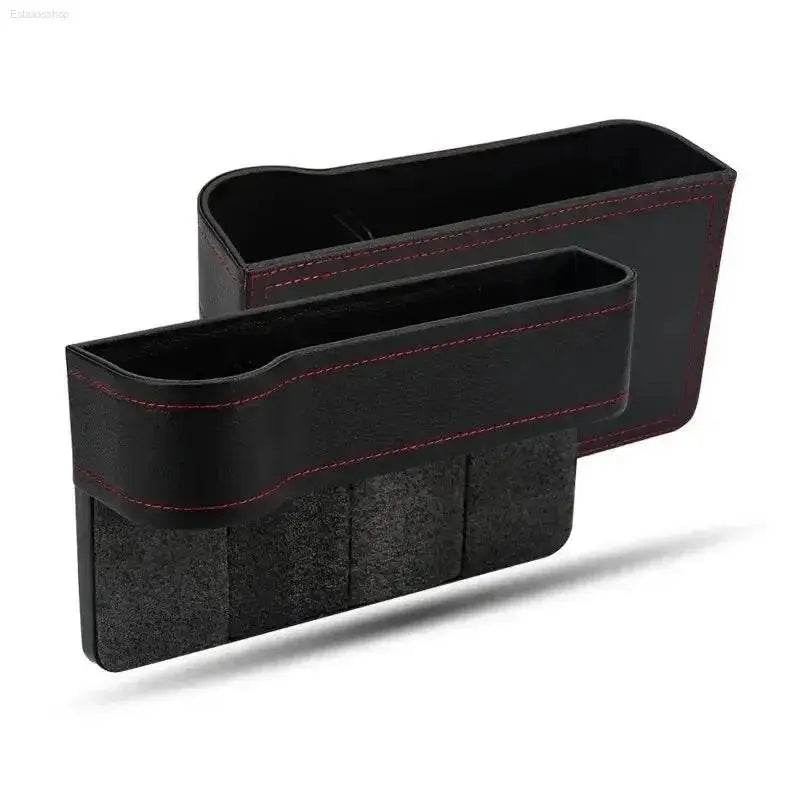 Leather Car Seat Gap Storage Box Multifunctional Organizer - Estalios