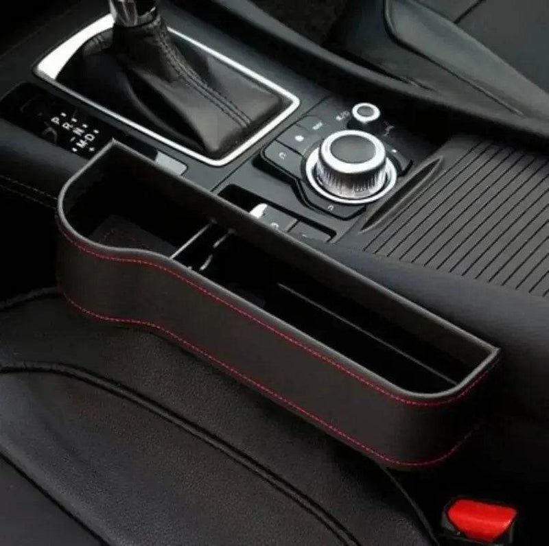 Leather Car Seat Gap Storage Box Multifunctional Organizer - Estalios