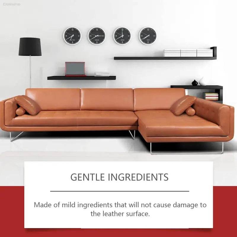 Leather Polish Cleaning Paste For Furniture Sofa Boots Shoes - Estalios