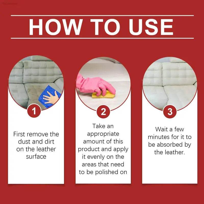 Leather Polish Cleaning Paste For Furniture Sofa Boots Shoes - Estalios
