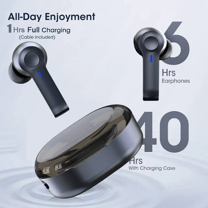 LED Display Wireless Earbuds TWS with charging case for ultimate wireless audio experience