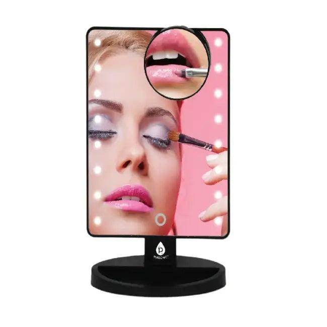 LED Lighted Vanity Makeup Mirror for Flawless Application - Estalios