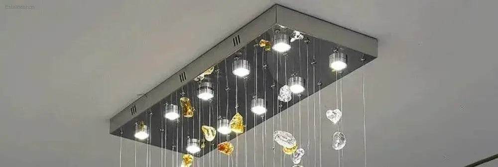 LED Modern Crystal Dining Room Chandelier Decorative Lights - Estalios