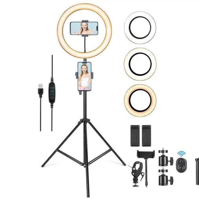 Level Up Your Selfies with Ultimate Ring Light Tripod - Estalios