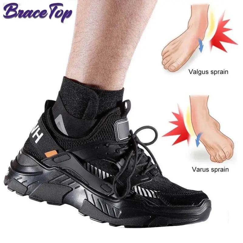 Left / Right Feet Sleeve Ankle Support Socks Compression Bandage - Estalios