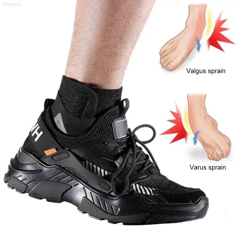 Left / Right Feet Sleeve Ankle Support Socks Compression Bandage - Estalios
