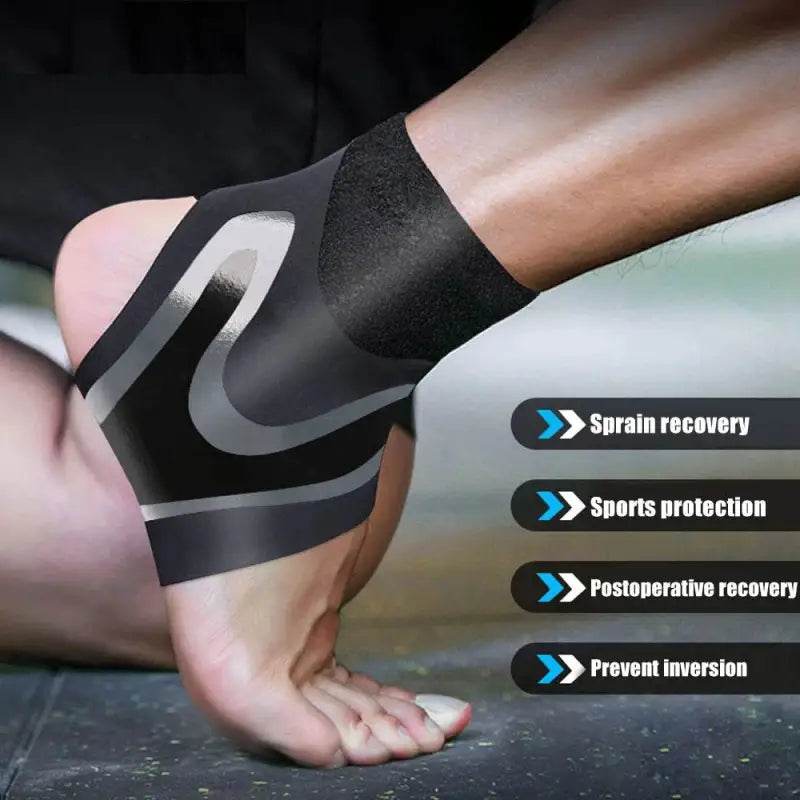 Left / Right Feet Sleeve Ankle Support Socks Compression Bandage - Estalios