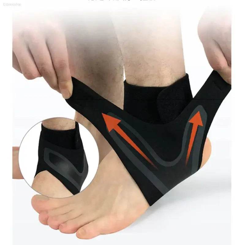 Left / Right Feet Sleeve Ankle Support Socks Compression Bandage - Estalios