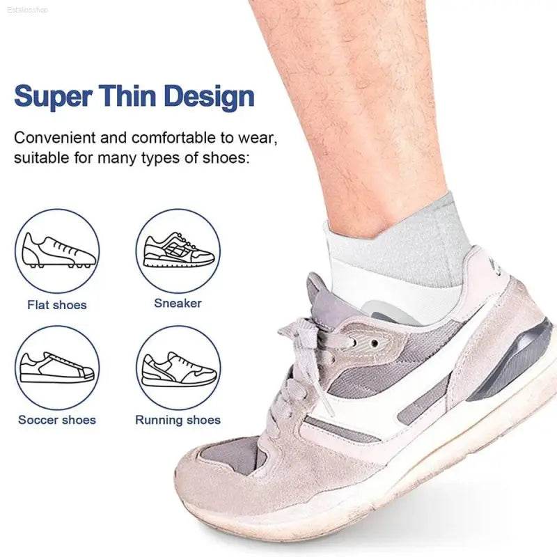 Left / Right Feet Sleeve Ankle Support Socks Compression Bandage - Estalios