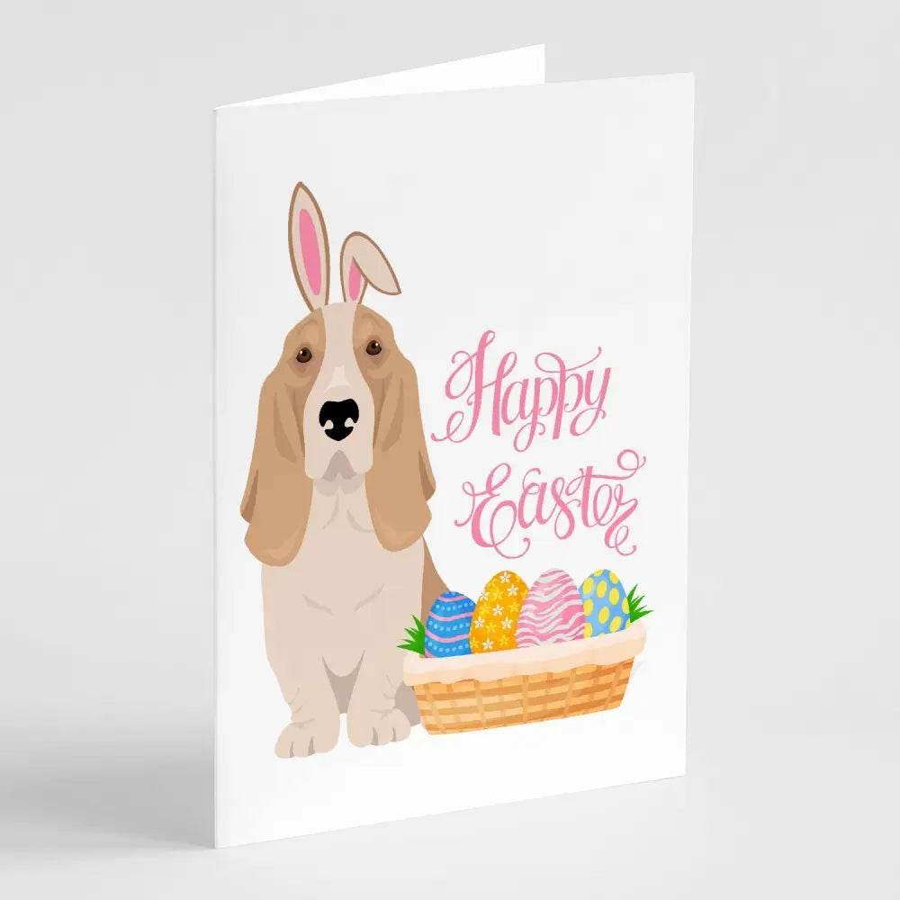 Hop Into Easter with Basset Hound Greeting Cards - Estalios
