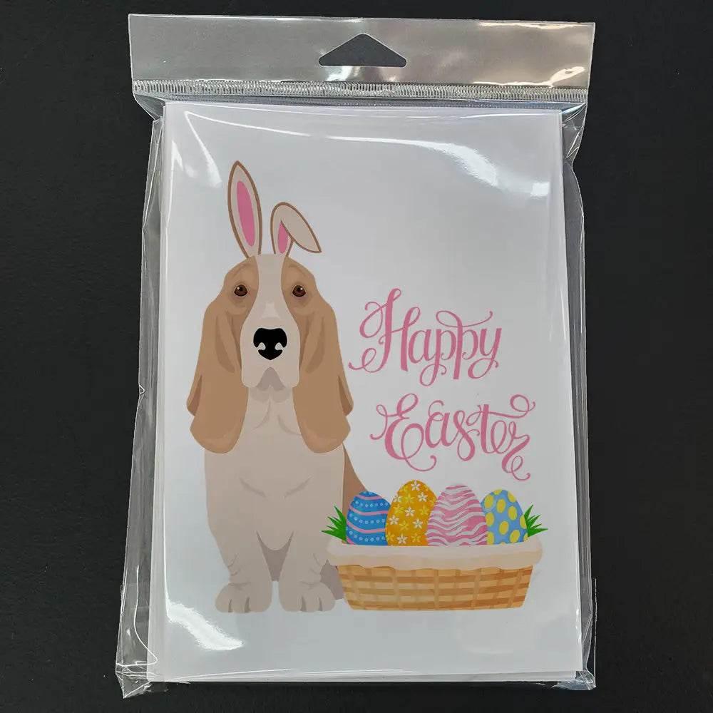 Hop Into Easter with Basset Hound Greeting Cards - Estalios