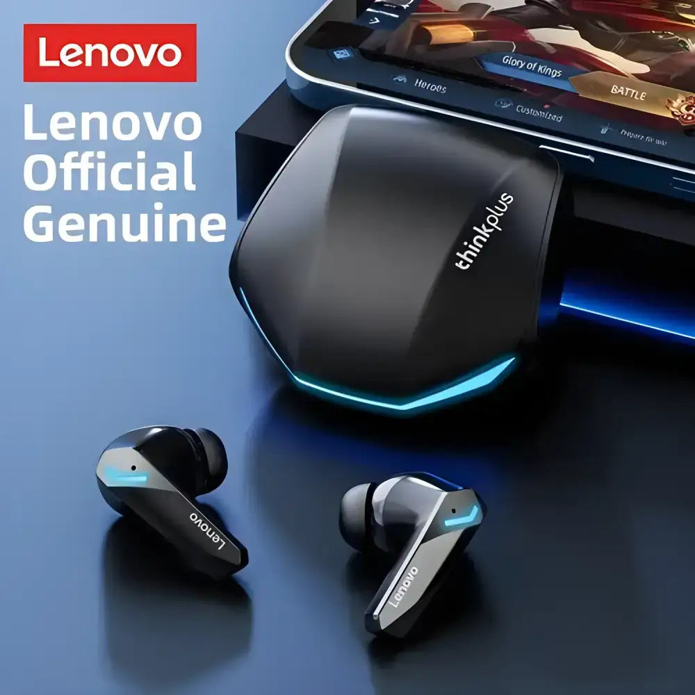 Lenovo GM2 Pro wireless earbuds with charging case for a cool sports headset experience