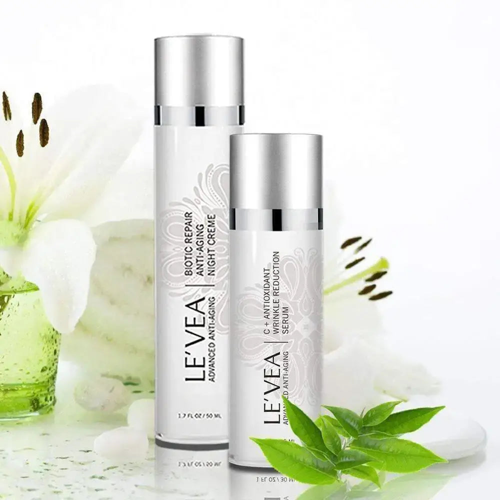 LeVea Night Repair Anti-Aging Treatment showcasing effective anti-aging skincare products