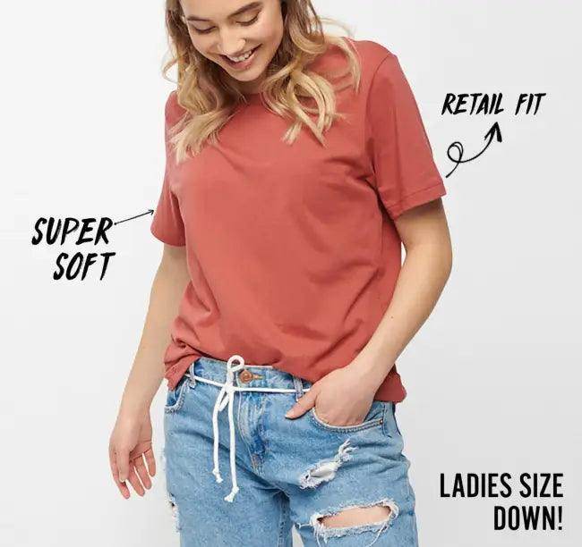 Life Is Golden T-Shirt with Perfect Fit Size Chart - Estalios