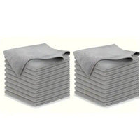 Sleek Gray Felt Pad and Cloth Combo for Easy Cleaning - Estalios