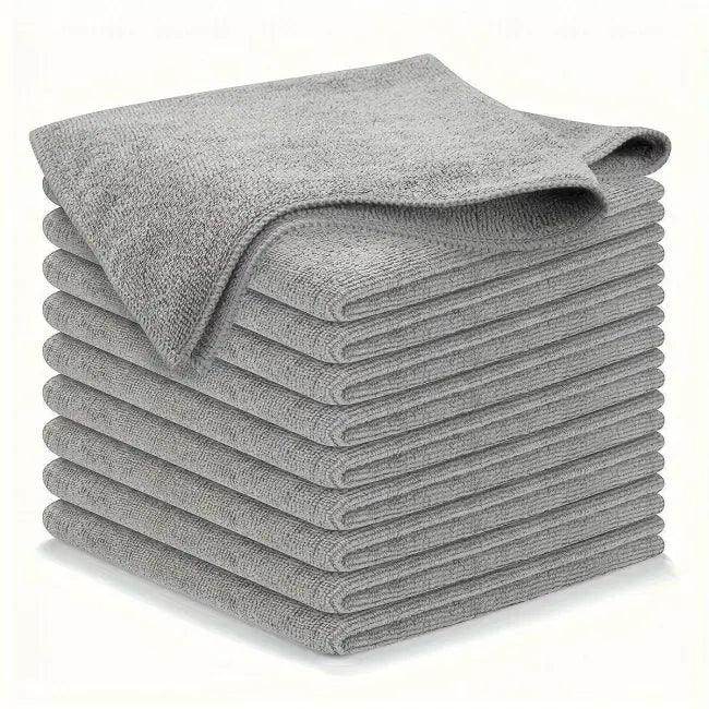 Sleek Gray Felt Pad and Cloth Combo for Easy Cleaning - Estalios