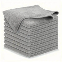 Sleek Gray Felt Pad and Cloth Combo for Easy Cleaning - Estalios