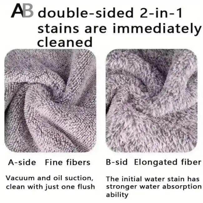 Sleek Gray Felt Pad and Cloth Combo for Easy Cleaning - Estalios