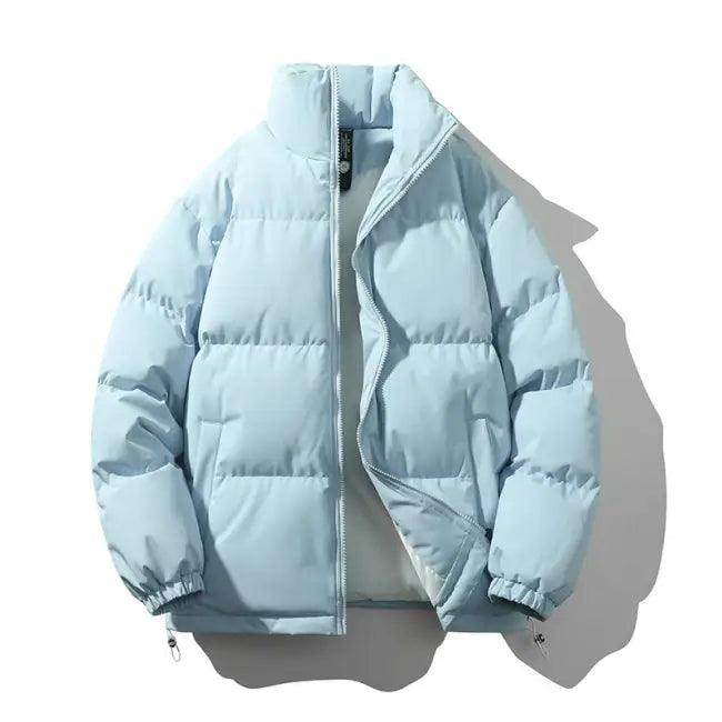 Cozy Light Green, Black, and Beige Cotton Padded Jackets - Estalios