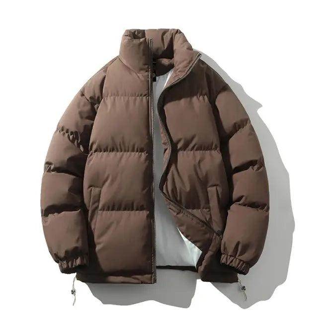 Cozy Light Green, Black, and Beige Cotton Padded Jackets - Estalios