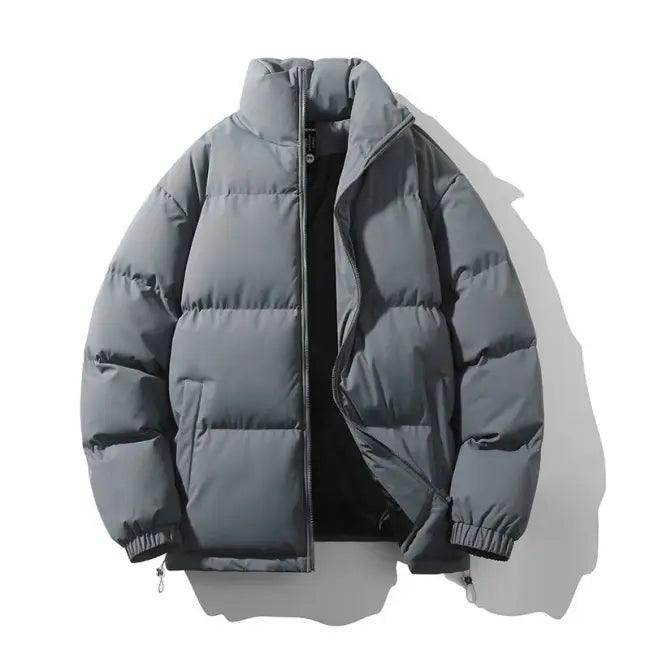 Cozy Light Green, Black, and Beige Cotton Padded Jackets - Estalios