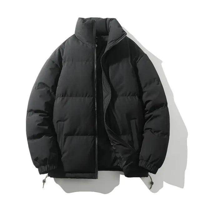 Cozy Light Green, Black, and Beige Cotton Padded Jackets - Estalios