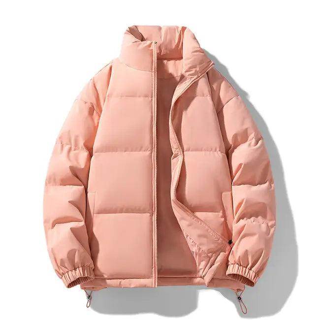 Cozy Light Green, Black, and Beige Cotton Padded Jackets - Estalios