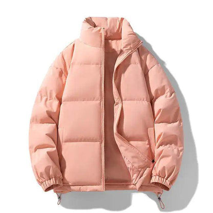 Cozy Light Green, Black, and Beige Cotton Padded Jackets - Estalios