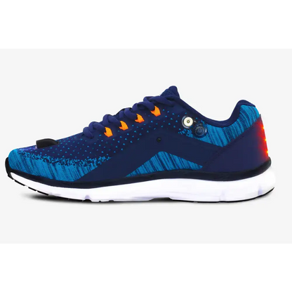 Blue and orange Light Up Night Runner Shoes for stylish night running adventures