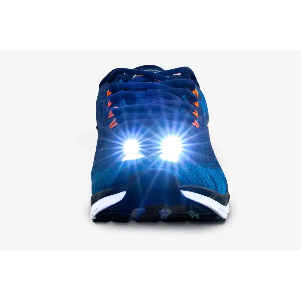 Illuminated blue Light Up Night Runner Shoes for stylish nighttime runs