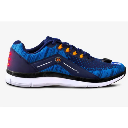 Blue and orange Light Up Night Runner Shoes perfect for nighttime jogs and style