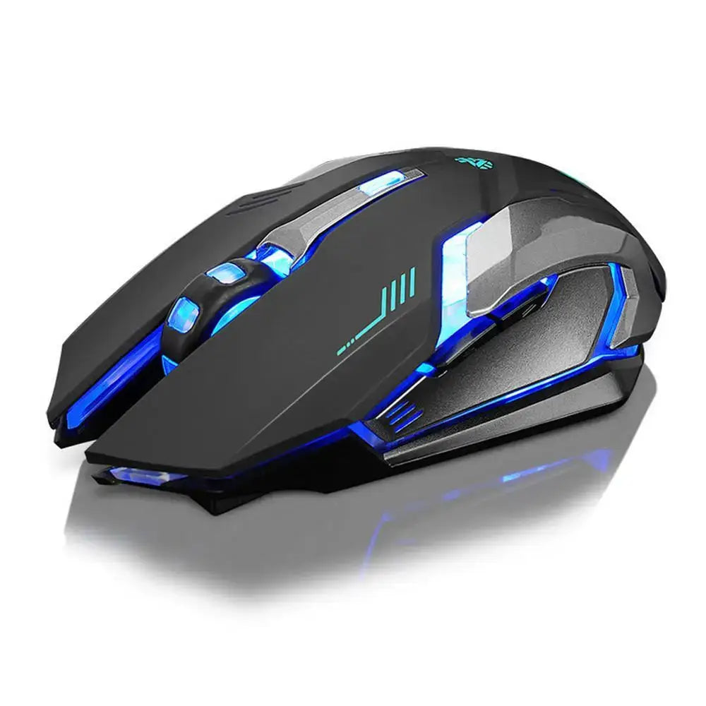 Light Up Your Game Wireless Silent LED Gaming Mouse - Mobile & Laptop Accessories